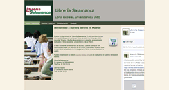 Desktop Screenshot of libreriasalamanca.com